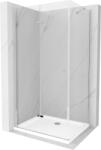 Mexen Lima cabina de duș pliabilă 110 x 80 cm, transparent, crom + cadă Flat - 856-110-080-01-00-4010 (856-110-080-01-00-4010)
