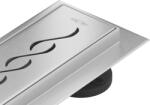 Mexen Flat 360° M18 scurgere liniară rotativă 80 cm, inox - 1023080-40 (1023080-40)