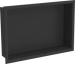 Mexen X-Wall-R raft de nișă cu flanșă 45 x 30 cm, negru - 1970453010 (1970453010)