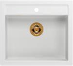 Quadron Bill graniteq mosogató 59.5x54 cm fehér HCQB6054U1_PVDC1 (HCQB6054U1PVDC1)