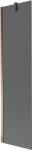 Mexen Next paravan de baie cu 1 panou 50 x 150 cm, grafit, aur roz - 895-050-000-00-40-60 (895-050-000-00-40-60)