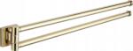 Mexen Rufo suport dublu rotativ pentru prosoape, auriu - 7050925-50 (7050925-50)