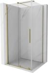 Mexen Velar cabină de duș extensibilă 100 x 80 cm, transparent, aurie - 871-100-080-01-50 (871-100-080-01-50)