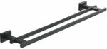 Mexen Arno cuier dublu pentru prosoape, negru - 7020725-70 (7020725-70)