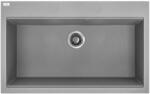 Laveo Tau gránit mosogató 80x50 cm szürke/grafit/onix SBT5108