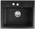 FDesign Carioca gránit mosogató 58x48 cm szürke/grafit/onix FD9-11-4858-02 (FD911485802)