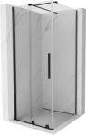 Mexen Velar cabina de duș glisantă 90 x 90 cm, transparentă, neagră - 871-090-090-01-70 (871-090-090-01-70)