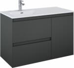 Elita Split szekrény 100x45.8x63.5 cm mosdókagyló alá akasztható antracit RE011006056010