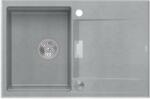 Quadron Owen graniteq mosogató 76x50 cm szürke/grafit/onix HQO7650U5_BS (HQO7650U5BS)