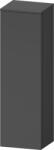 Duravit Qatego szekrény 40x36x132 cm oldalra akasztható grafit QA1345R49490000