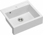 Quadron Bill graniteq mosogató 60x54 cm fehér HCQB6054U1_BS
