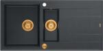 Quadron Evan graniteq mosogató 100x50 cm fekete HQE5510050U8_PVDC1_P2O