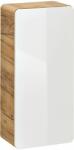 Comad Aruba White szekrény 35x22x75 cm oldalra akasztható fehér-tölgy ARUBAWHITE830FSC (ARUBAWHITE830FSC)