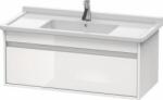 Duravit Ketho szekrény 100x45.5x41 cm mosdókagyló alá akasztható fehér KT666502222 (KT666502222)