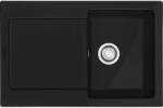 Franke Maris kerámia mosogató 78x51 cm fekete 124.0442. 565 (1240442565)