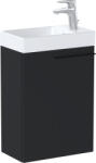 Roca Ella szekrény 43.5x24.9x60 cm mosdókagyló alá akasztható fekete A857779532 (A857779532)