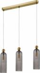 Light Prestige Piega függőlámpa 3x40 W füst színű -arany LP-939/3LSMOKED