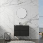 Lavita Atlanta mosdó szekrénnyel 80 cm fekete 5900378339786 (5900378339786)