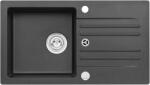 Alveus Foxtrot gránit mosogató 75x42 cm fekete 9603291 (9603291P)