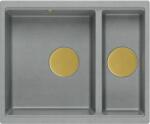 Quadron Logan graniteq mosogató 55x46 cm szürke/grafit/onix HCQL5646U5-G1_U