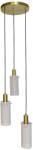 Light Prestige Tirana függőlámpa 3x40 W fehér-arany LP-945/3PWH