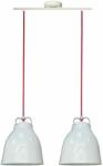 Candellux Pensilvania függőlámpa 2x60 W fehér 32-35813
