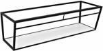SAPHO Aruba konzol 238.4x49x40 cm fekete ARK240