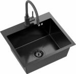 Quadron Luke mosogató csapteleppel fekete/fekete ZH5045PVDBLM_3323503PVDBLM (ZH5045PVDBLM3323503PVDBLM)