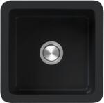 BERG Klio kerámia mosogató 45x45 cm fekete BRK19CM (BRK19CM)