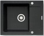 Pyramis Mido gránit mosogató 62x50 cm fekete 070088401