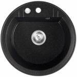 FDesign Carioca gránit mosogató 51x51 cm szürke/grafit/onix FD9-10-51-02 (FD9105102)