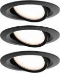Paulmann Nova beépített lámpa 3x6 W fekete 93080 (93080)