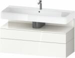 Duravit Qatego szekrény 119x47x59 cm mosdókagyló alá akasztható fehér QA4396022220010