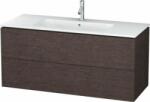Duravit L-Cube szekrény 122x48.1x55 cm mosdókagyló alá akasztható tölgy LC624307272 (LC624307272)