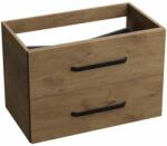 Lavita Montana szekrény 80.5x46x54.2 cm mosdókagyló alá akasztható dió 5900378324430 (5900378324430)