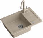 Quadron Go Smart mosogató csapteleppel bézs/bézs TQ6244GSBEZ (TQ6244GSBEZ)