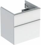 Geberit iCon szekrény 59.2x47.6x61.5 cm mosdókagyló alá akasztható fehér-króm 502.303. 01.2