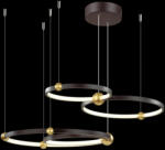 Altavola Design Aurora függőlámpa 4x85 W fekete-arany LA112/P_50_3k_black