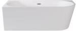 Besco Zoya fal mellé szerelhető fűrdőkád 170x80 cm négyszögletes fehér #WAS-170-ZL (#WAS170ZL)