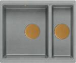 Quadron Logan graniteq mosogató 55x46 cm szürke/grafit/onix HCQL5646U5-C1_U