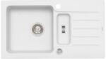 Alveus Niagara gránit mosogató 78x43.5 cm fehér 1127011 (1127011)