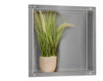 Balneo Wall-Box No Rim Inox süllyesztett polc 30 cm acél OB-IN2-NR