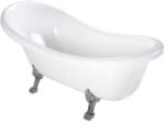 Omnires M+ térben álló kád 168x76 cm ovális fehér ATENA168BP (Atena168BP)