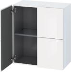 Duravit L-Cube szekrény 70x36.3x80 cm oldalra akasztható fehér LC117702222 (LC117702222)