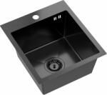 Quadron Luke acél mosogató szifonnal 40x45 cm ZH4045PVDBLM (ZH4045PVDBLM)