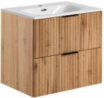 Comad Készlet szekrény Comad Adel Oak ADEL OAK 82-60-B-2S, mosdótál Comad Sky SKY60-8099