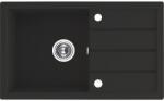 Laveo Trzynastka gránit mosogató 79x48 cm fekete SBP711T (SBP711T)