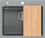 Quadron Kurt 110 graniteq mosogató 59.5x50 cm szürke/grafit/onix HCQK5052SZK