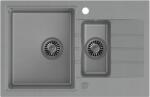 Quadron Peter graniteq mosogató 78x50 cm szürke/grafit/onix HCQP57850SZK