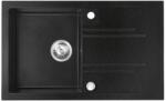 FDesign Carioca gránit mosogató 78x48 cm szürke/grafit/onix FD9-13-4878-02
